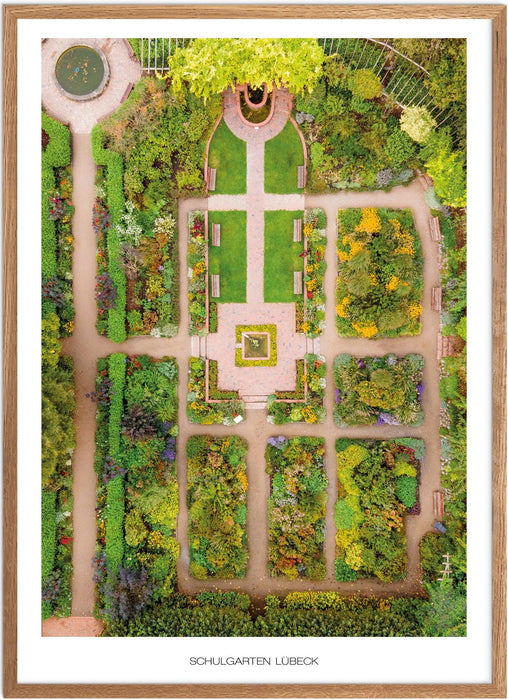 Schulgarten Lübeck Poster