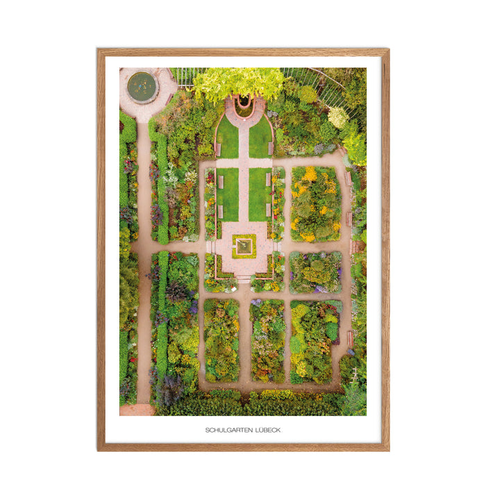 Schulgarten Lübeck Poster