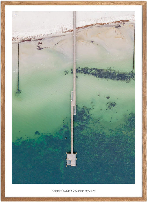Seebrücke Großenbrode Poster