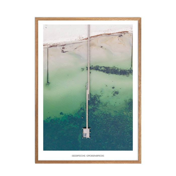 Seebrücke Großenbrode Poster