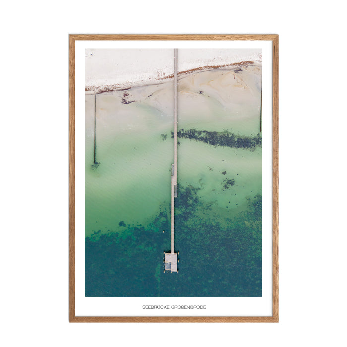 Seebrücke Großenbrode Poster