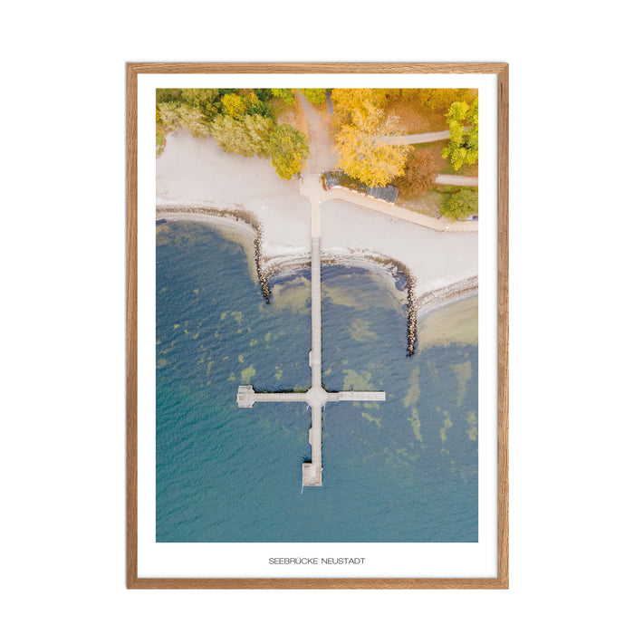 Seebrücke Neustadt Poster