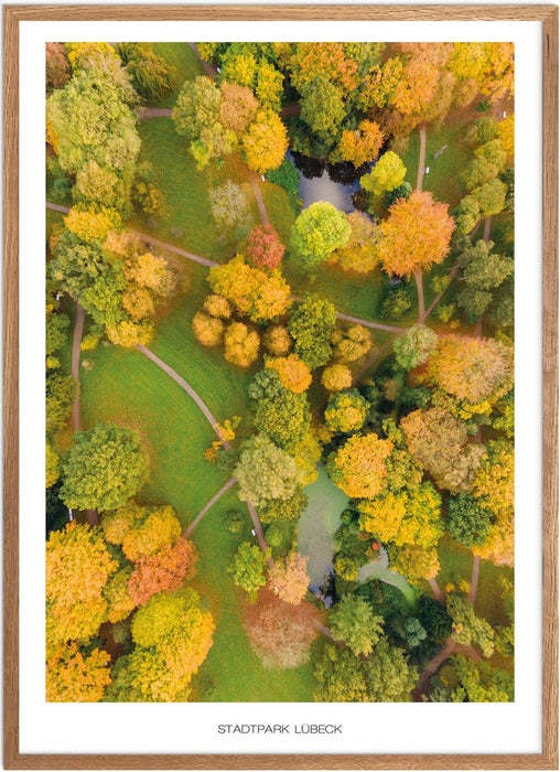Stadtpark Lübeck Poster