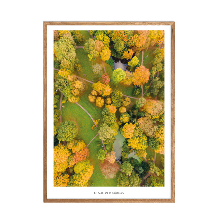 Stadtpark Lübeck Poster
