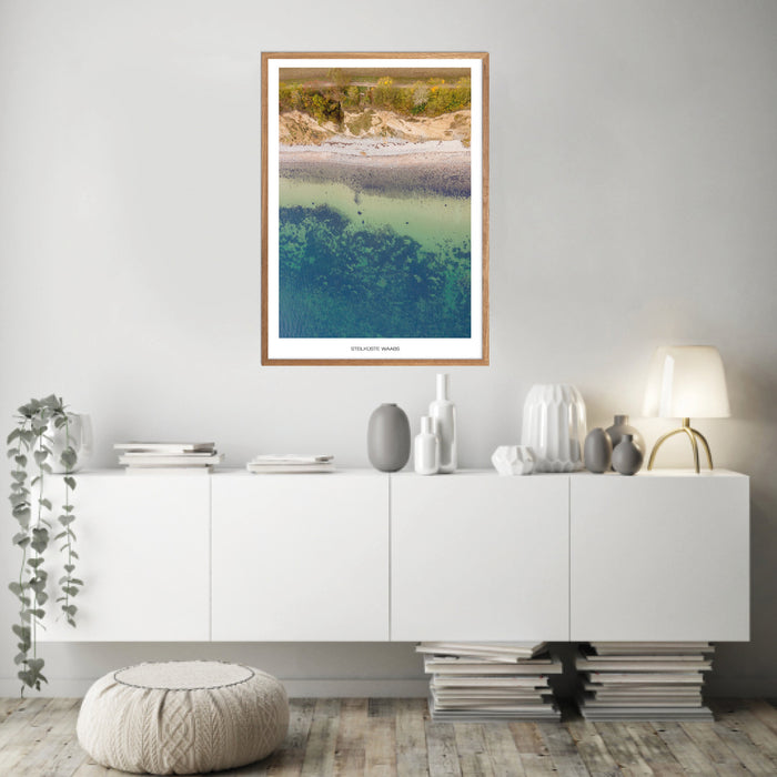 Steilküste Waabs Poster