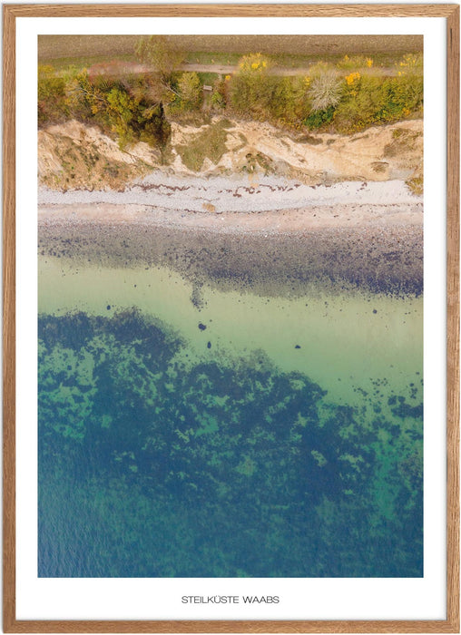 Steilküste Waabs Poster