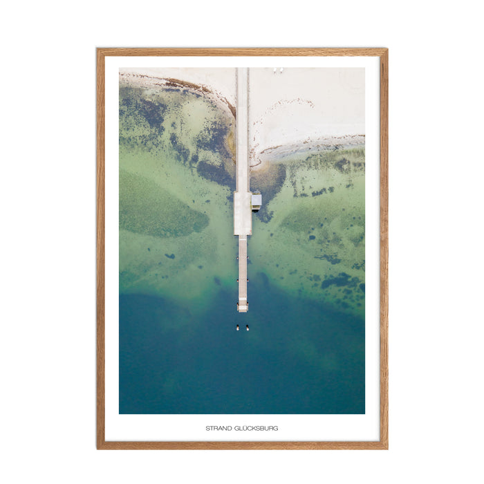 Strand Glücksburg Poster