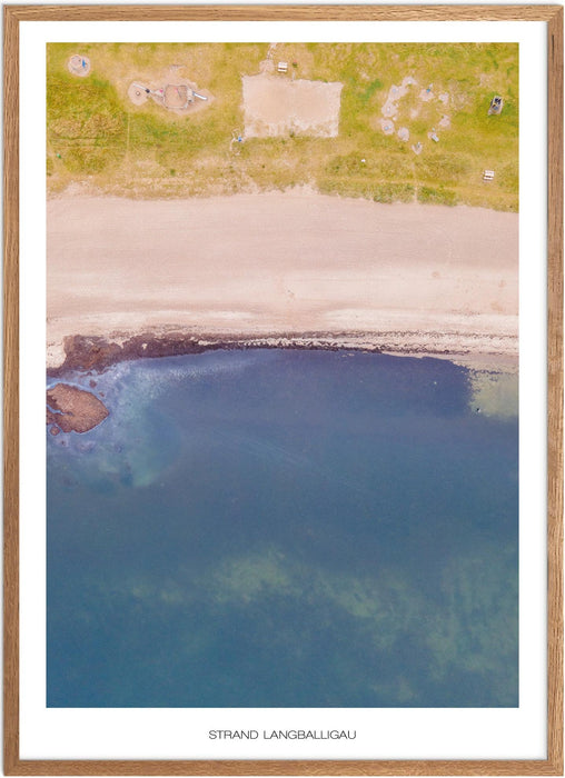 Strand Langballigau Poster