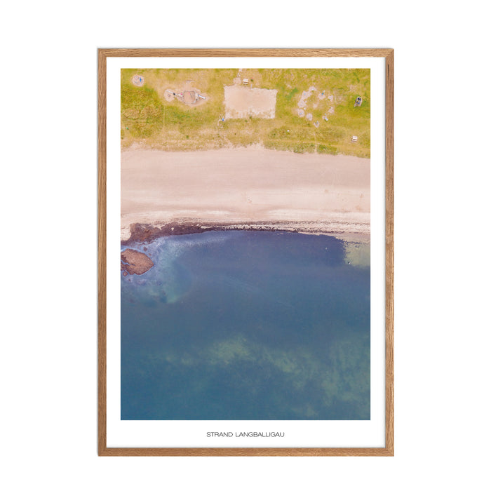 Strand Langballigau Poster