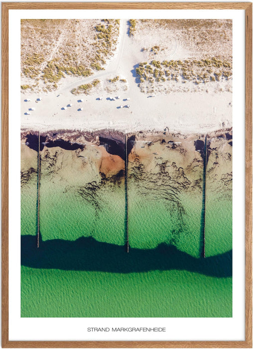 Strand Markgrafenheide Poster