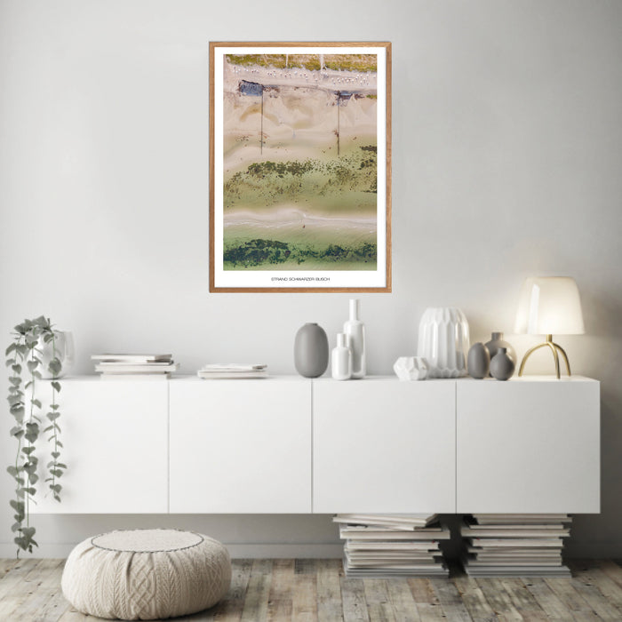 Strand Schwarzer Busch No. 1 Poster