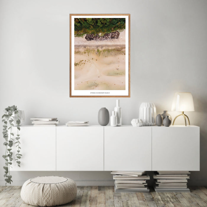 Strand Schwarzer Busch No. 2 Poster