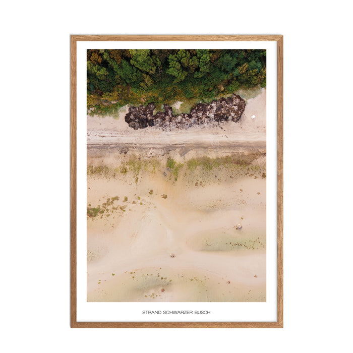 Strand Schwarzer Busch No. 2 Poster