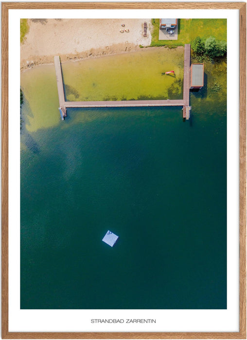 Strandbad Zarrentin Poster