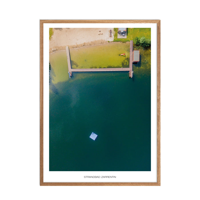 Strandbad Zarrentin Poster