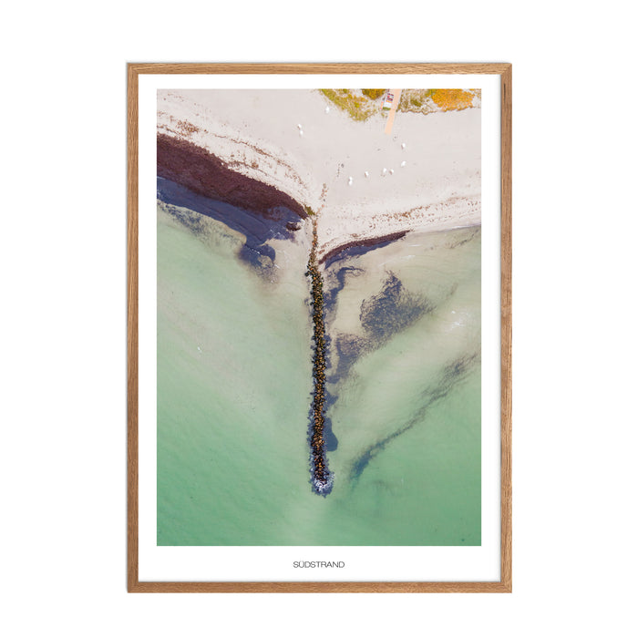 Südstrand No. 2 (Burgtiefe) Poster