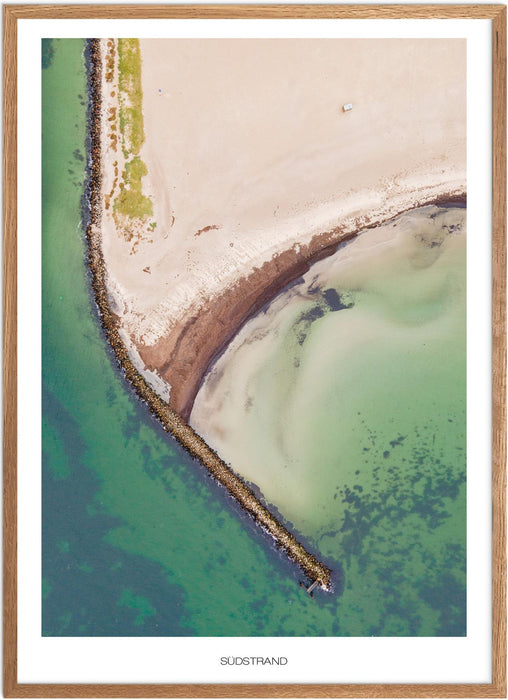 Südstrand No. 1 (Burgtiefe) Poster