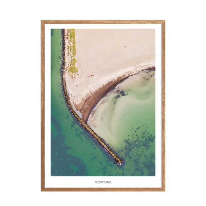 Südstrand No. 1 (Burgtiefe) Poster