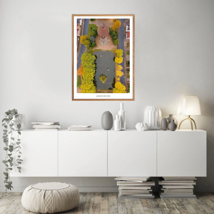 Wasserturm Heide Poster