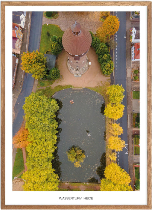Wasserturm Heide Poster