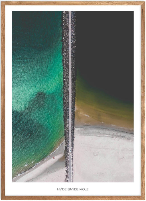 Hvide Sande Mole Plakat