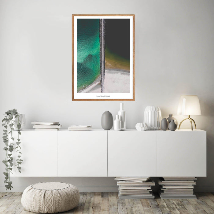 Hvide Sande Mole Plakat