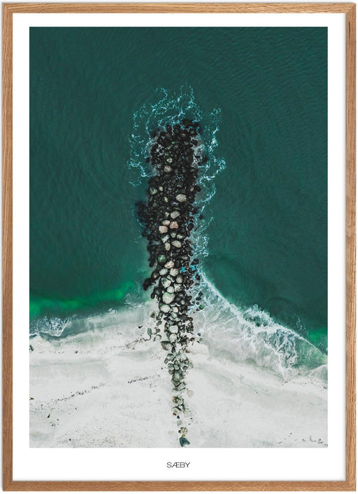 Sæby Bølgebryder Plakat - Plakatsnedkeren