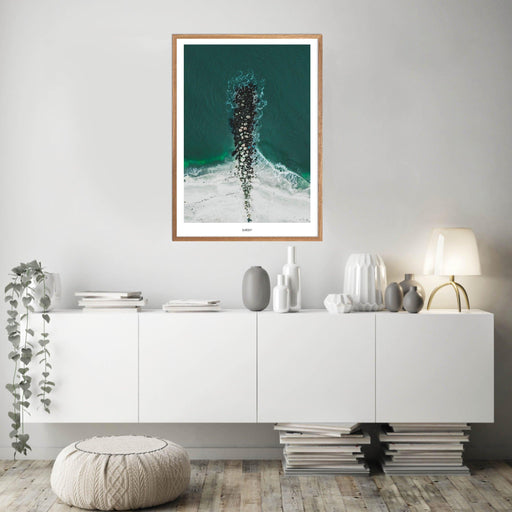 Sæby Bølgebryder Plakat - Plakatsnedkeren