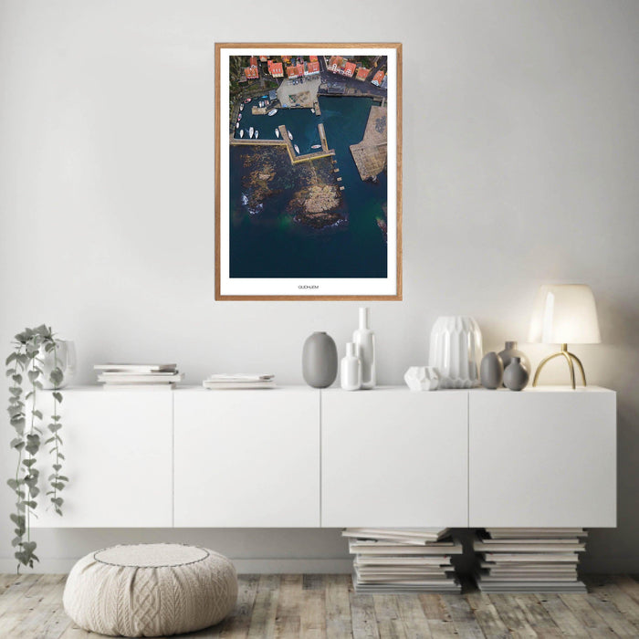 Gudhjem No.1 Plakat - Plakatsnedkeren