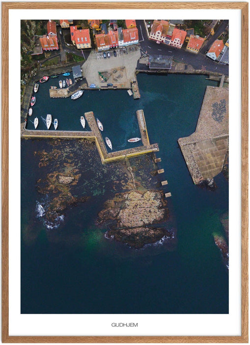 Gudhjem No.1 Plakat - Plakatsnedkeren
